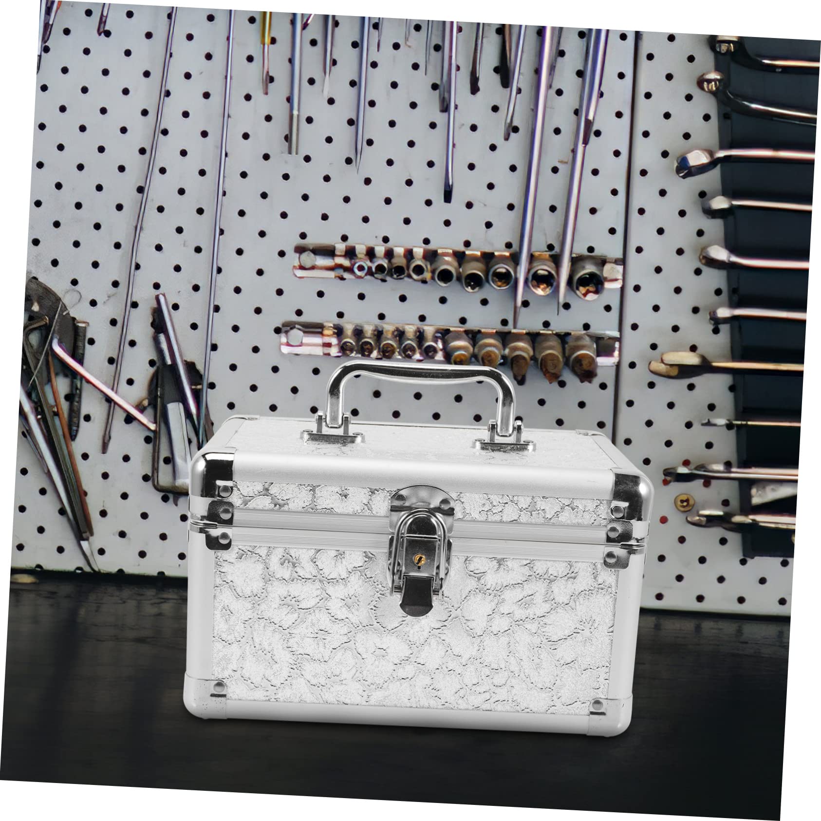 Caja De De Gran Capacidad Hogar Estuche De Aluminio Resistente Botiquín De Primeros Auxilios Portátil para Emergencias