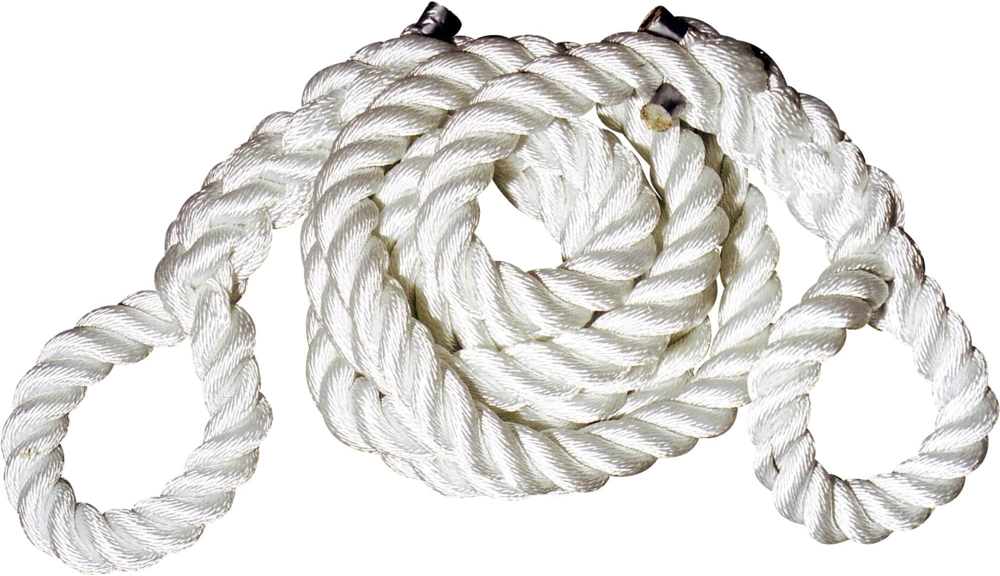 1 1/2in. x 25ft. Nylon Tow Rope with Eyes, Model Number T4825E