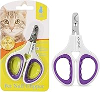 Vista 6 de OneCut Cortaúñas para mascotas, versión actualizada, cortaúñas para gatos y gatitos, cortaúñas profesional para mascotas, ideal para gatos, Rosa