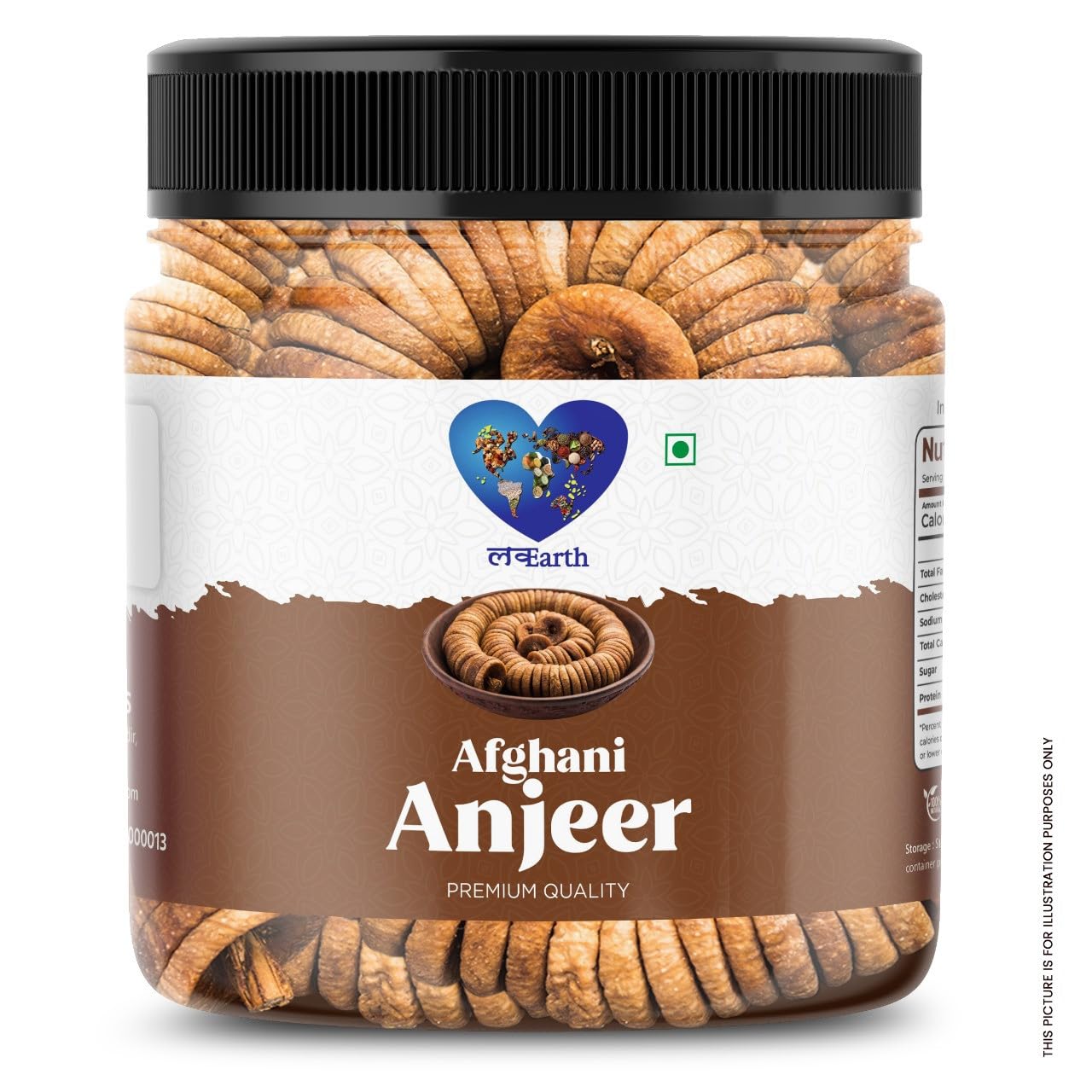 LavEarth Afghani Anjeer Figs - Afghanistan Dry Anjir (Dried Figs), Good for Physical Health, Increases Immunity and Purify the Blood | Premium Anjeer Dry Fruit - 250 grams (B0BSNN6CHK) Amazon Price History, Amazon Price Tracker