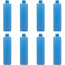 Freezer Packs | 8 Pieces Freezer Blocks | Reusable Blue Ice Packs for Air Conditioner Fan, Lunch Boxes, Catering, Coolers, Food Container | Ice Crystal Boxes for Camping, Picnic & Outdoor Use