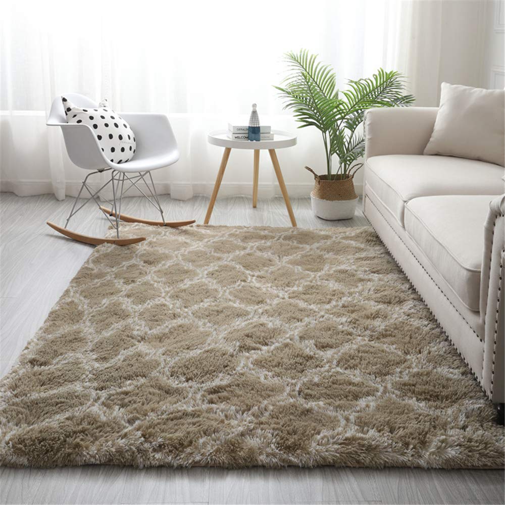 Tapis de salon doux Hiser Rugs 160x200 tapis de sol moelleux et antidérapant