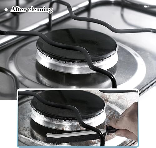 Miniatura 7 de Cepillo de limpieza de hendiduras de cerdas duras de 3 piezas, cepillo de limpieza de huecos, especialmente utilizado para esquinas muertas en