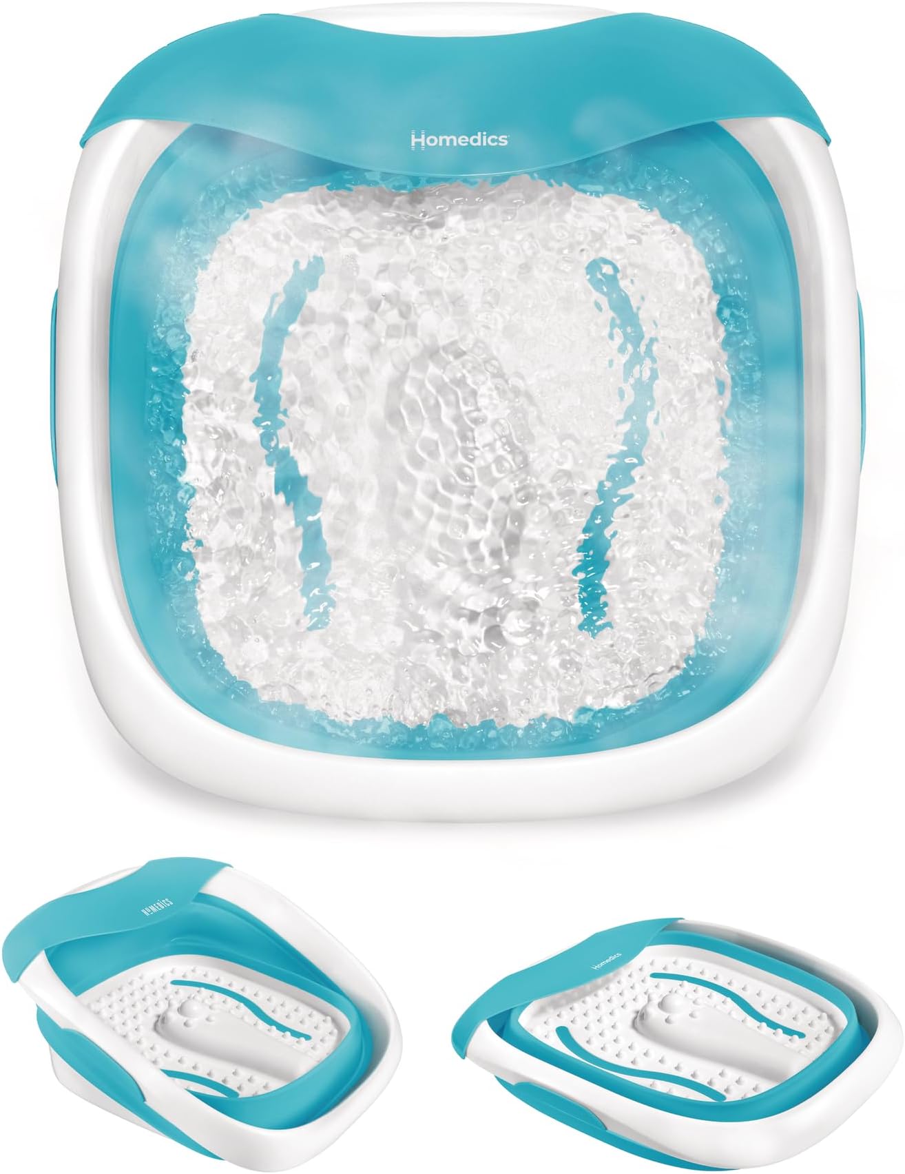 Compact Pro Spa Collapsible Footbath with Heat | Vibration Massage, ACU-Node Surface, Heat Maintenance | Improves Circulation, Soothe Tired Muscles, Collapsible Tub for Easy Storage