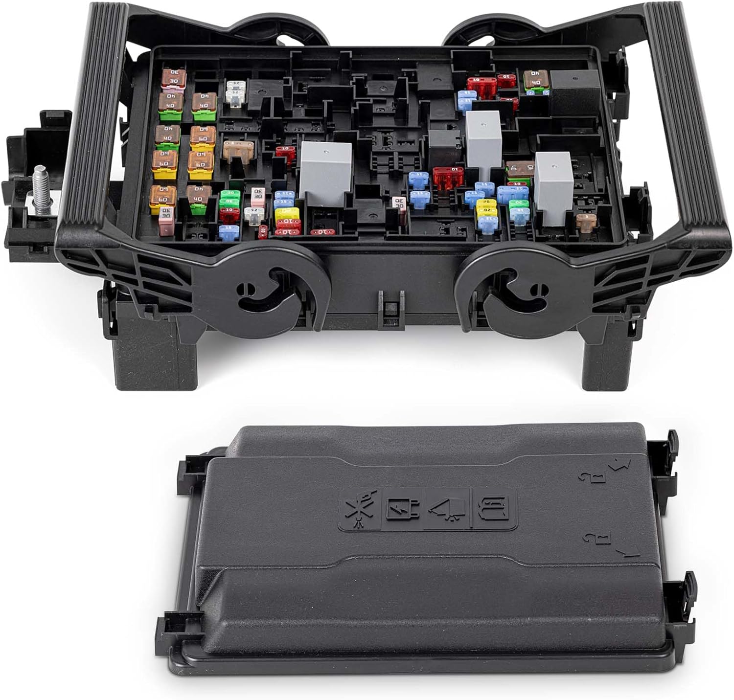 Engine Wiring Harness Junction Block, Fuse Box W/Loaded Relays Cover Fit for Chevy Suburban Tahoe For GMC Yukon For Cadillac Escalade 2015-2020 Replaces# 84114437 84017672 22773484 23225905 23418066