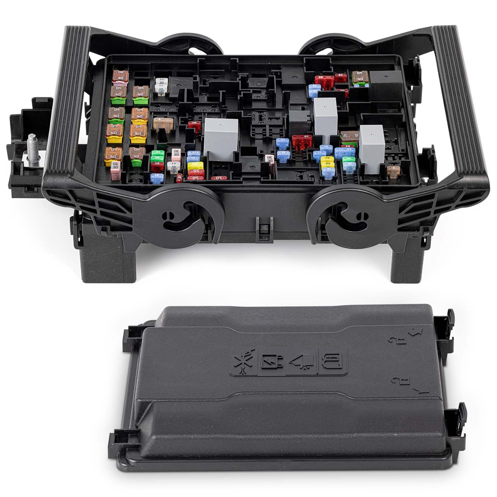 Photo 1 of Engine Wiring Harness Junction Block, Fuse Box W/Loaded Relays Cover Fit for Chevy Suburban Tahoe For GMC Yukon For Cadillac Escalade 2015-2020 Replaces# 84114437 84017672 22773484 23225905 23418066