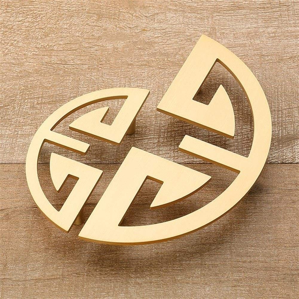 Uchwyty do szafek Szuflada Komoda Kuchnia Retro ciągnie Szafa Szafka Uchwyty meblowe Sprzęt łazienkowy Pull Gold (rozmiar:M) ()