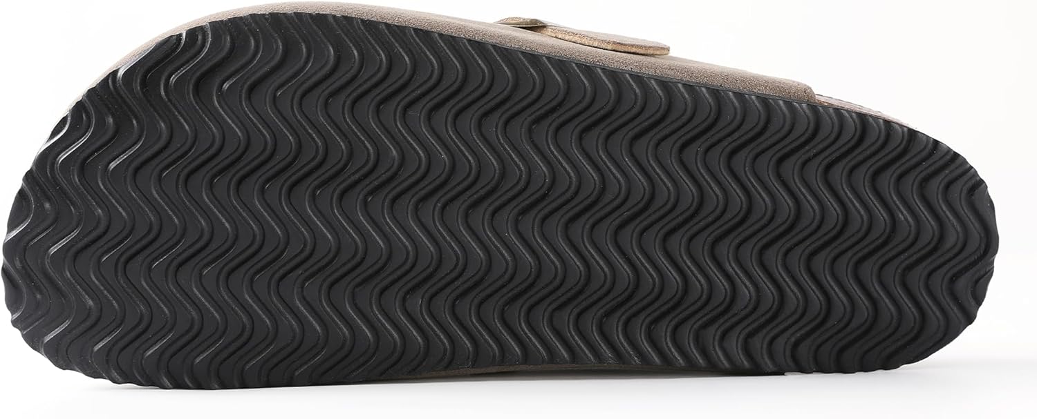 Vegan Suede Potato Shoes for Women Men | Arch Support Comfort Cork Footbed | Everyday Mule Clogs - Image 5