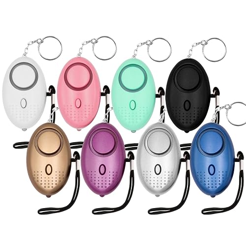 KOSIN Safe Sound Personal Alarm, 8 Pack 140DB Personal Security