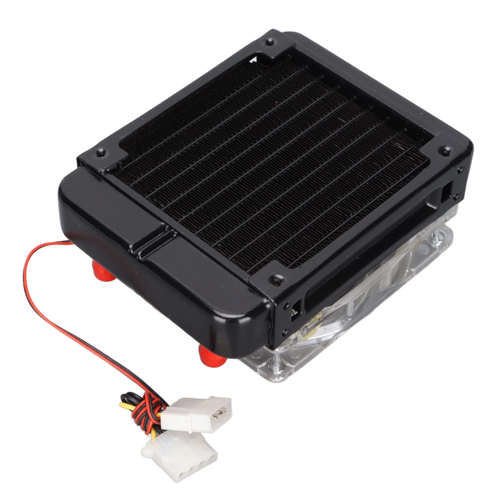 aqxreight Kit de Enfriador de CPU de Bloque GPU con Base de Cobre y Radiadores Duales de 120 Mm para Enfriamiento de PC, Bomba S600 de Alto Rendimiento, de Enfriamiento de Computadora de Bricolaje