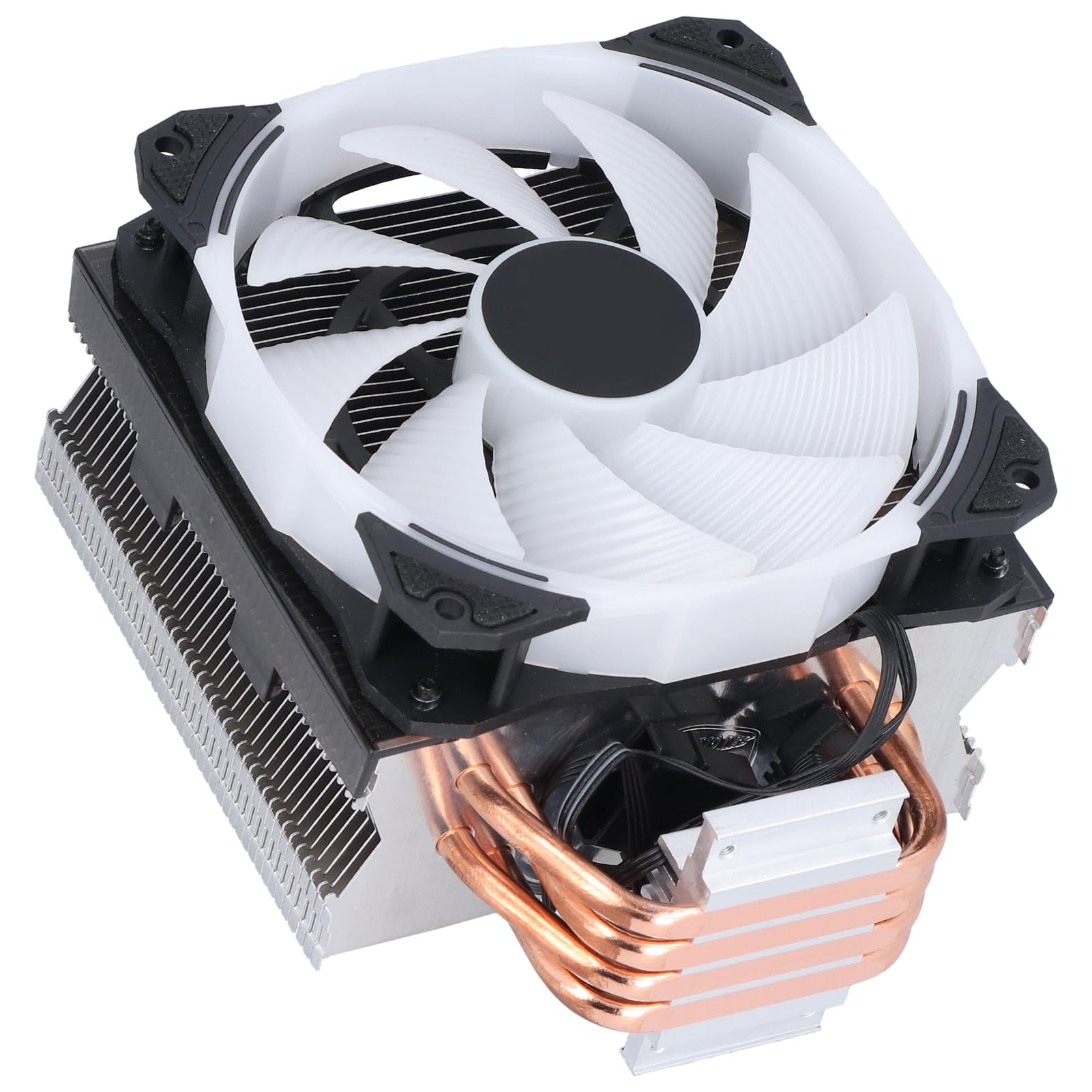 Yosoo Health Gear Chłodnica CPU, Czysta miedź 4 Rurki Cieplne, 120mm