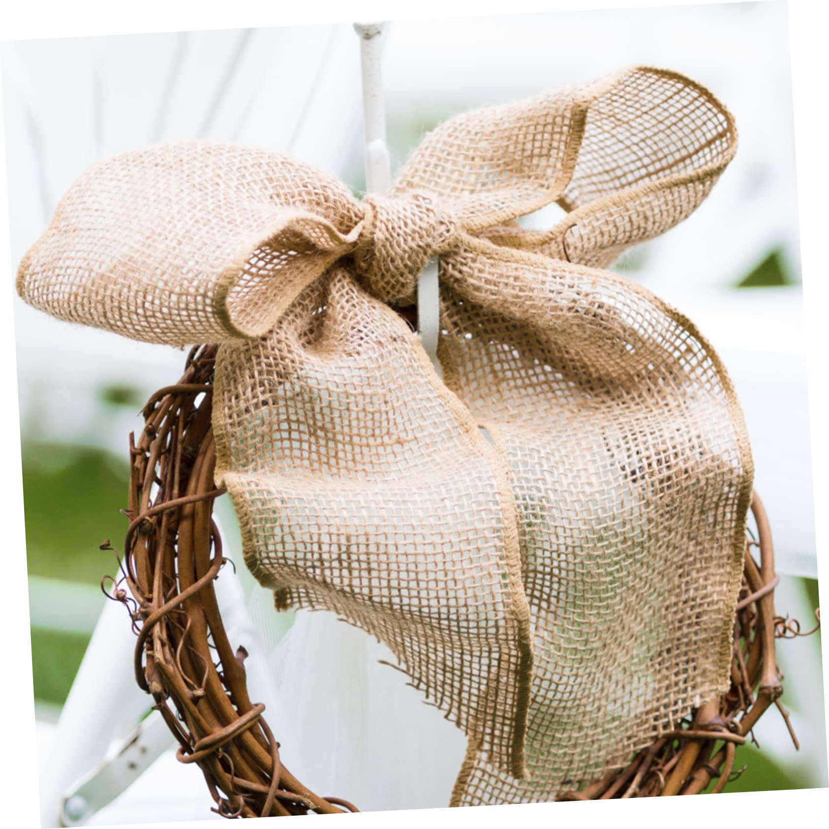 Rouleau de Chemin de Table en Toile de Jute Beige 30cm X 10m