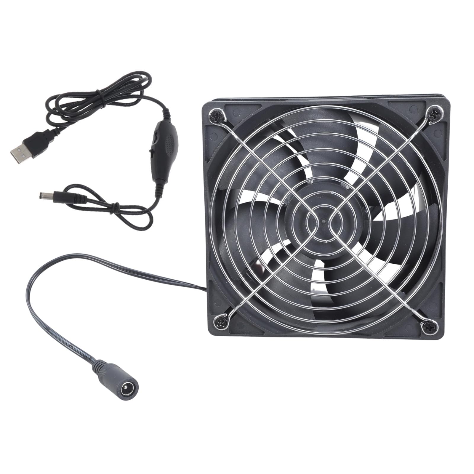 YHAILI Exhaust Fan 120mm 5V Air Exhaust Extractor Fan Set for Soldering Exhaust Blower with Speed Controller For Heating