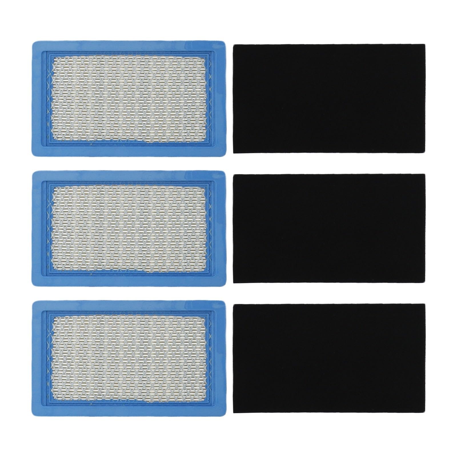 Lot de 3 filtres à air 11013-7017 pour Kawasaki FH381V FH430V X300R et Ariens 2153800 5101655X4 avec pré-filtre compatible avec série 988100-988120
