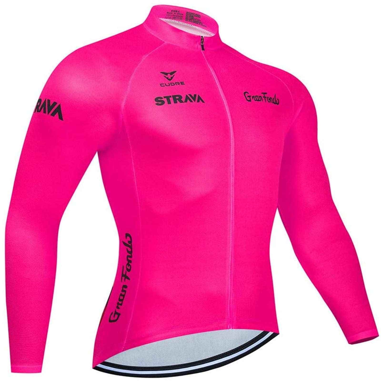 Męska koszulka rowerowa, garnitur górskie górne części rowerowe szybkoschnące oddychające górskie MTB koszulka wyścigi rowerowe ubrania 5D żelowe wyściełane (różowy 1, L)