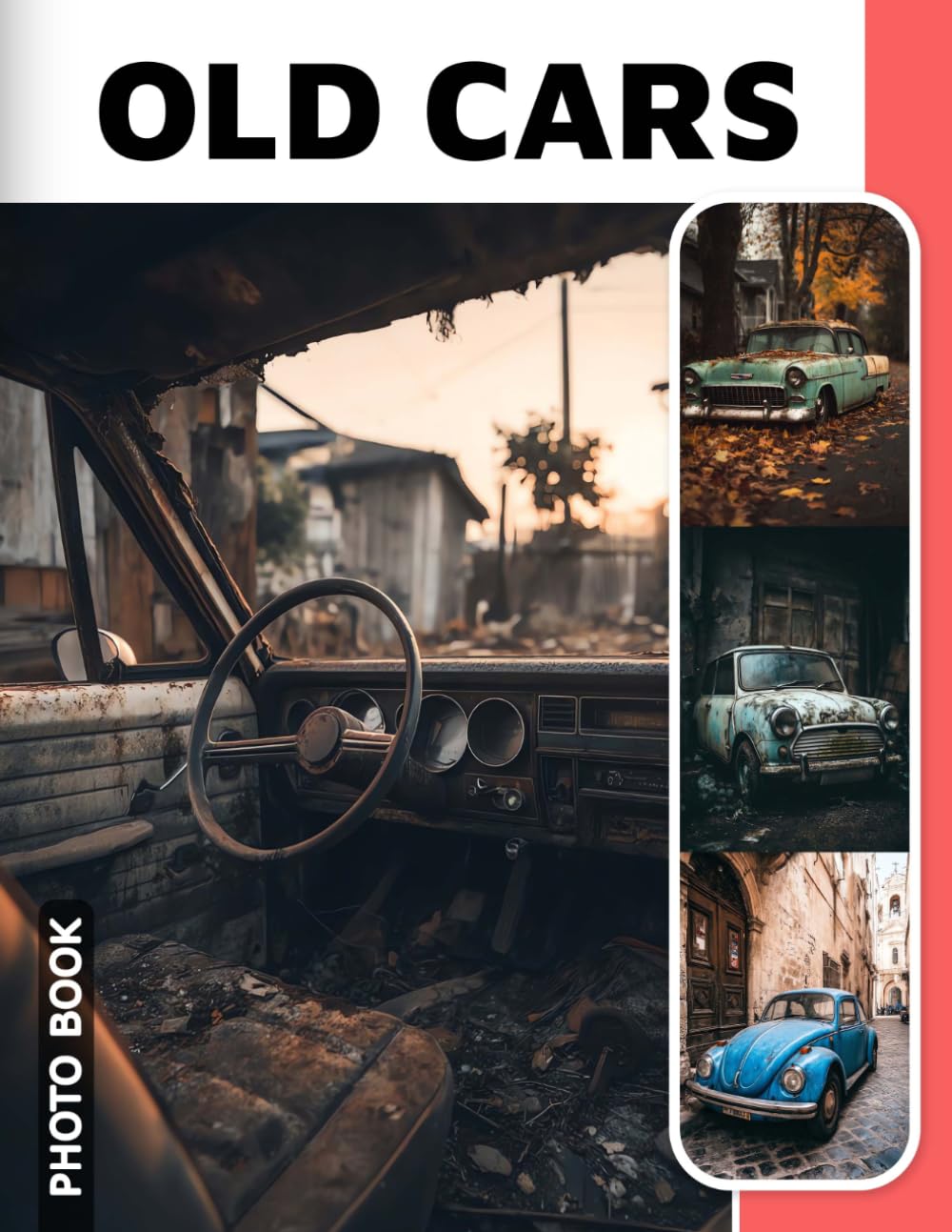 Old Cars Photo Book: Vintage Vehicle Images Collection Showcasing Classic Automobiles And Nostalgic Car Culture In High Quality Photography Compilation