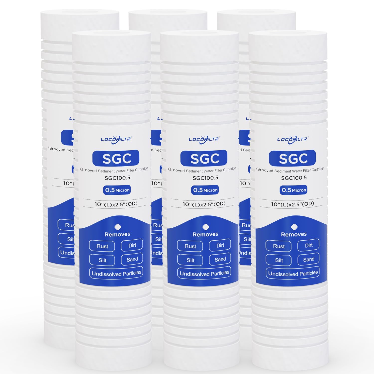 Locofiltr 0.5 Micron Grooved Sediment Well Water Filter