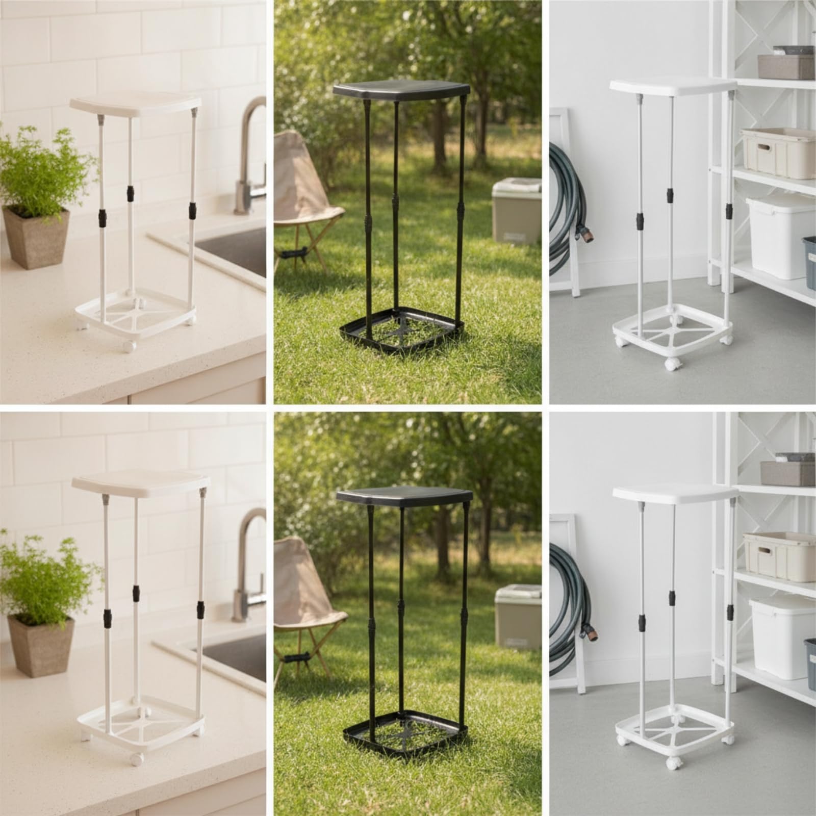 Soporte para Bolsas Portátil | smontable, Portabolsas, para Pícnic,