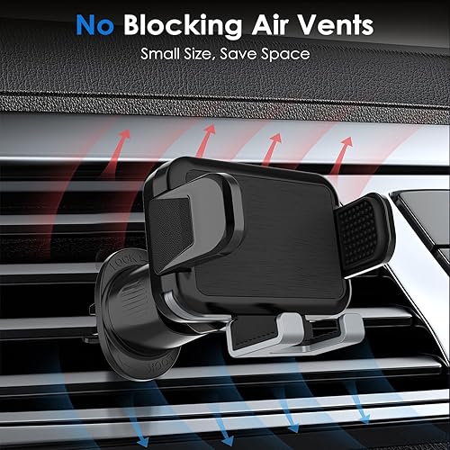 Miniatura 14 de Soporte de teléfono de coche para espejo retrovisor, giratorio 360° y retráctil, se adapta a teléfonos inteligentes de 4.0 a 7.0 pulgadas, espejo