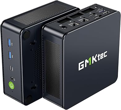GMKtec M6 Ultra Gaming Mini PC, AMD Ryzen 5 7640HS, 16GB DDR5, 1TB PCIe SSD | Radeon 760M, USB4, WiFi 6E, BT 5.2, DP And HDMI 2.0 Support Triple 4K Displays For PC Gaming, Office, Home And Creative Work