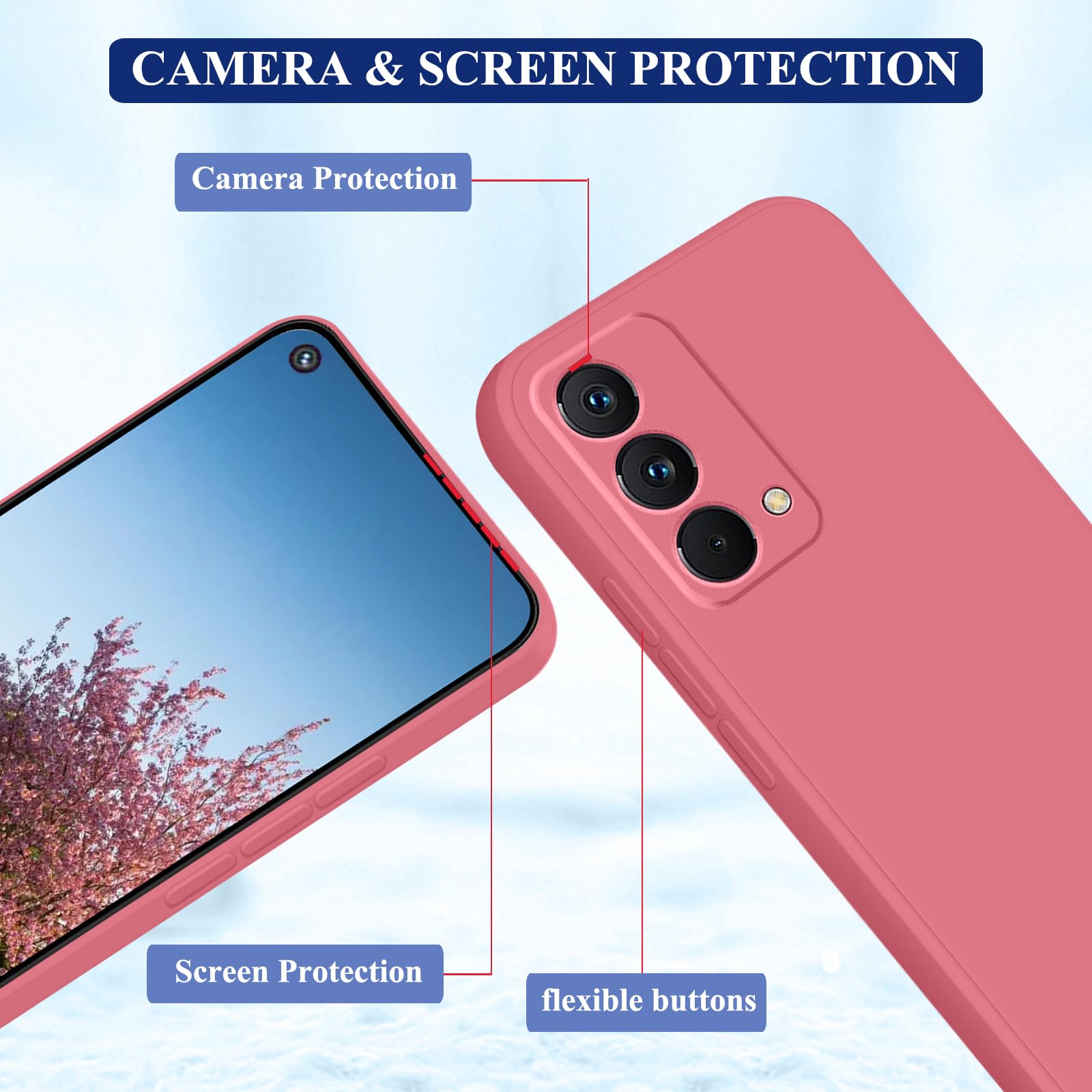 GOKEN Cover Per Realme GT Master Edition – TPU Silicone Verde – Galvanotecnica Phnom Penh - 2