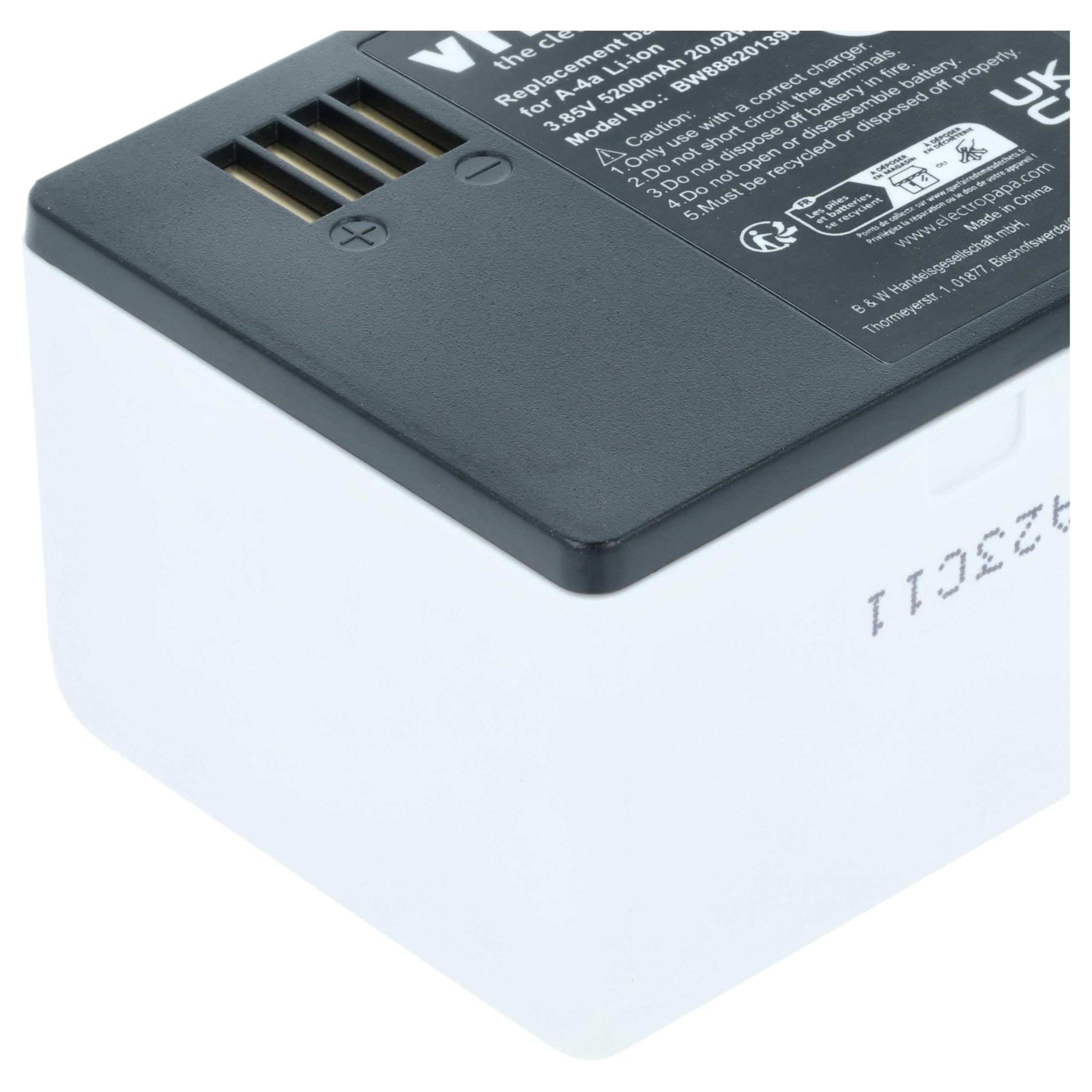 vhbw 2x batteria compatibile con Arlo Ultra, Ultra +, Pro 3 VMS4340P-100EUS | spy cam (5200mAh, 3,85V, Li-Ion)