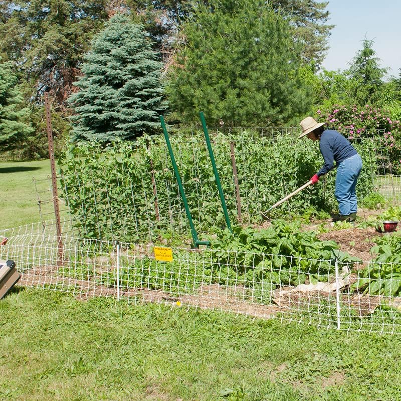 Miniatura 5 de Premier 1 VersaNet Plus, valla eléctrica portátil de 20 pulgadas de alto x 100 pies de largo con postes incorporados, espaciado de hebras de 2 x 2