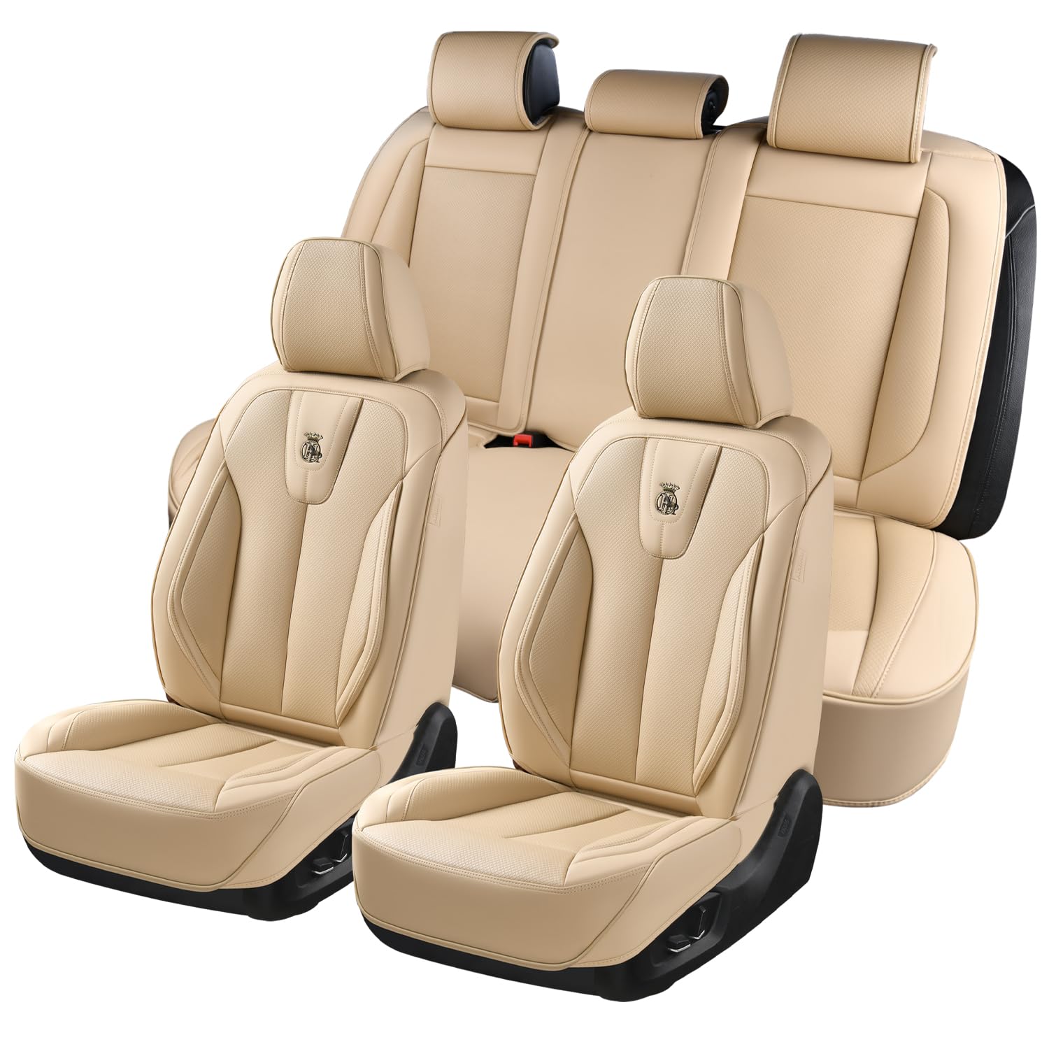 Aupaver Universal Leather Seat Covers FullSet