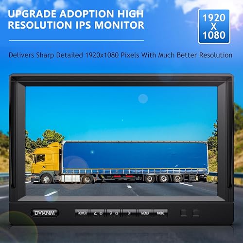 Miniatura 2 de Ultimate 9" AHD IPS Monitor 1080P HD DVR Grabación Dual Split Cámara de Respaldo Kit Completo para Coche Camión RV IP69 Cámara Impermeable Cámara