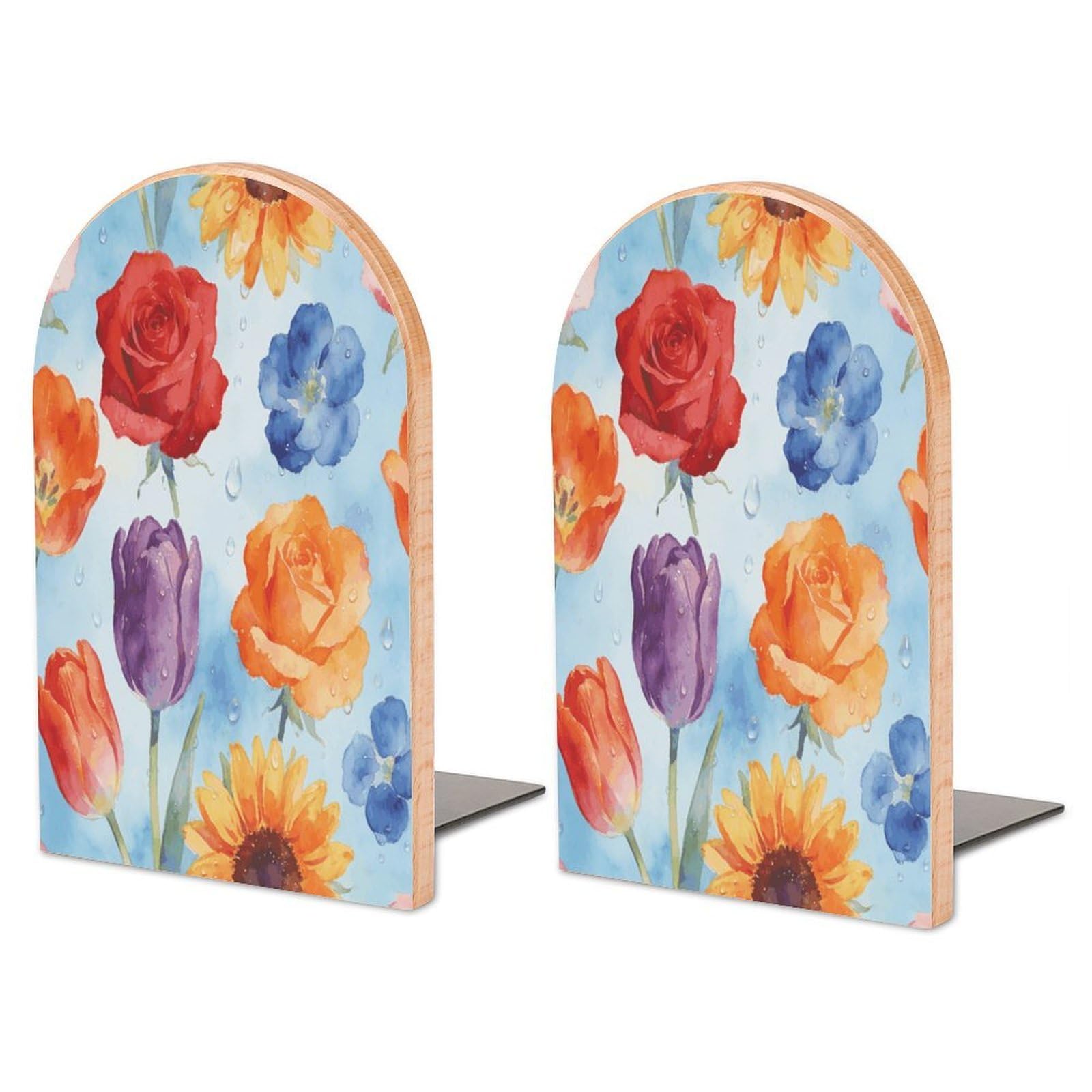 Sujetalibros decorativos grandes con tapón de metal anticaída para libros pesados