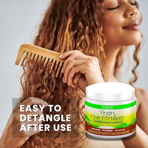 Miniatura 4 de Tratamiento fertilizante acondicionador para cabello virgen The Roots Naturelle, ayuda a fortalecer, promover el rápido crecimiento del cabello y