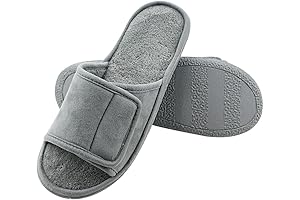 Mens Spa Slippers: Adjustable Cloud-Like House Slippers for Ultimate Comfort