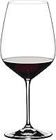 Riedel Extreme Cabernet Wine Glasses Set of 4 - Dishwasher Safe 28oz Crystal for Red Wines, Model 4411/0