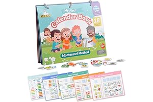 CHEFAN Kids Calendar for Learning, My First Daily Calendar for Kids