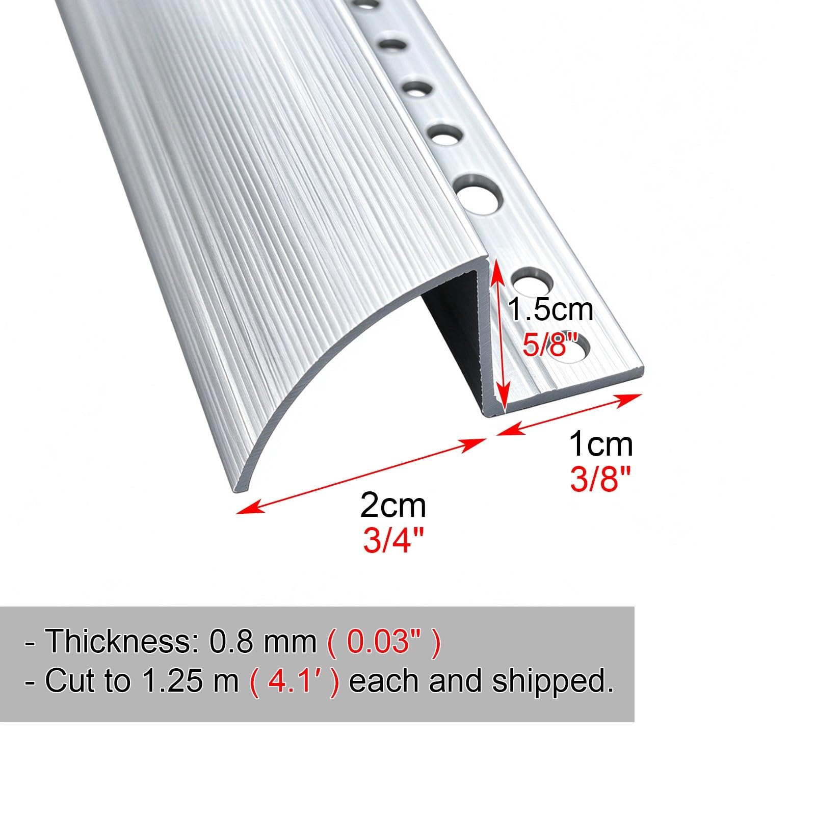Listwa Ochronna Przed Deszczem Osłona Przeciwdeszczowa Stopu Aluminium