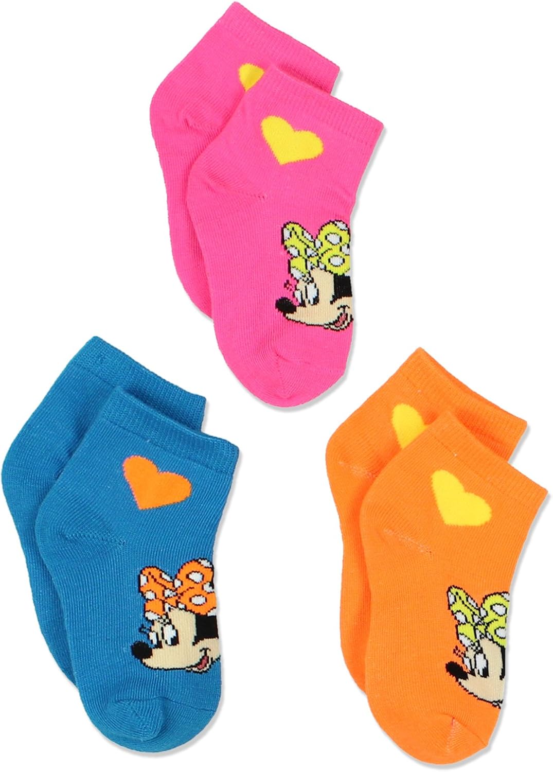 Miniatura 3 de Juego de 6 calcetines Mickey y Minnie Mouse Niño que recién caminaNiño pequeñoNiño mayoradolescenteadulto