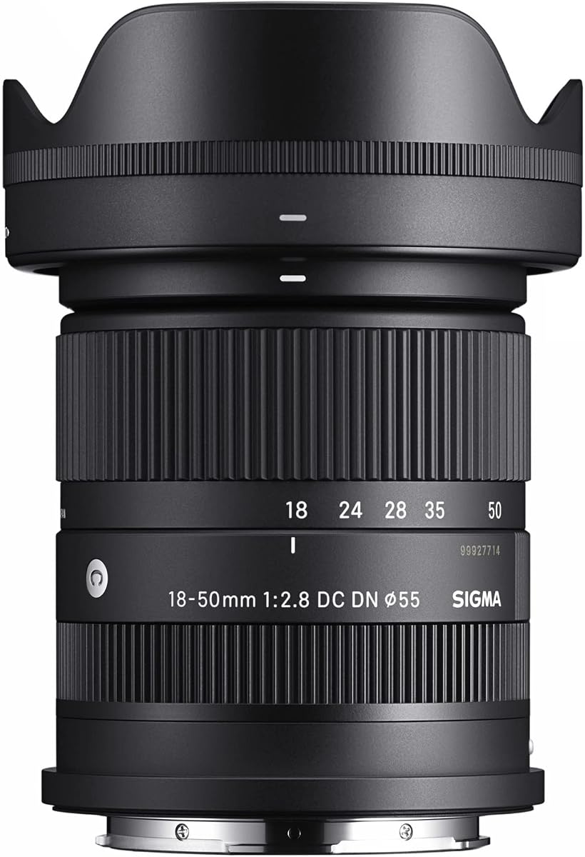 Sigma 18-50 mm F2.8 DC DN contemporáneo para montaje en L | Apertura f/2.8 con motor paso a paso y cañón TSC para retratos, paisajes y vlogging