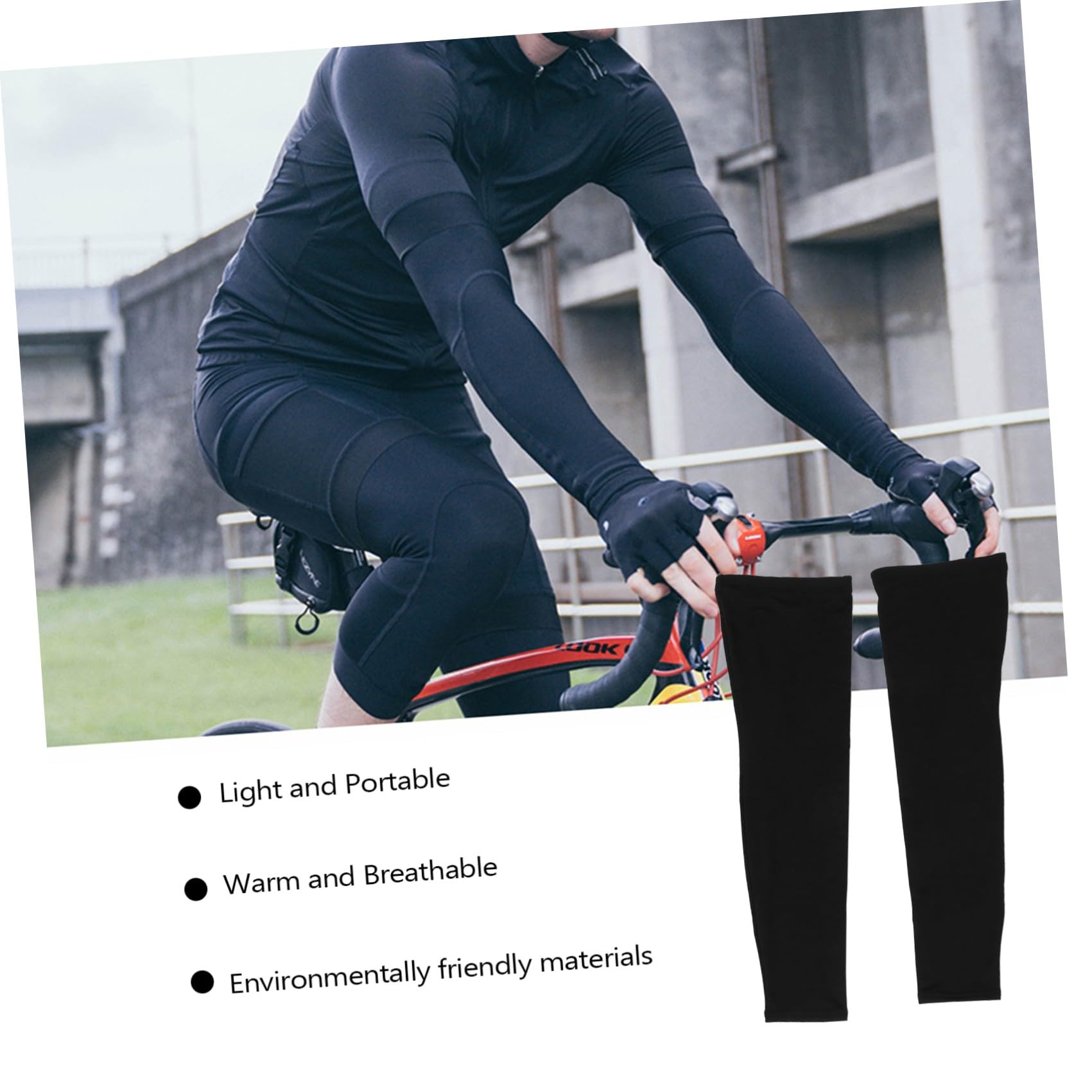 INOOMP 3 Paar Kompressions Wadenmanschetten Outdoor Beinmanschetten Fahrrad Kniewärmer Knieschutz Pelzige Fahrradbeine Fleece Damen Fahrrad Beinmanschette Sport