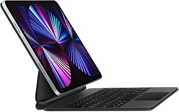 Apple Smart Keyboard Folio: iPad keyboard and case for 11-inch iPad Pro and iPad Air (4th and 5th generation), two different viewing angles, front and rear protection, German