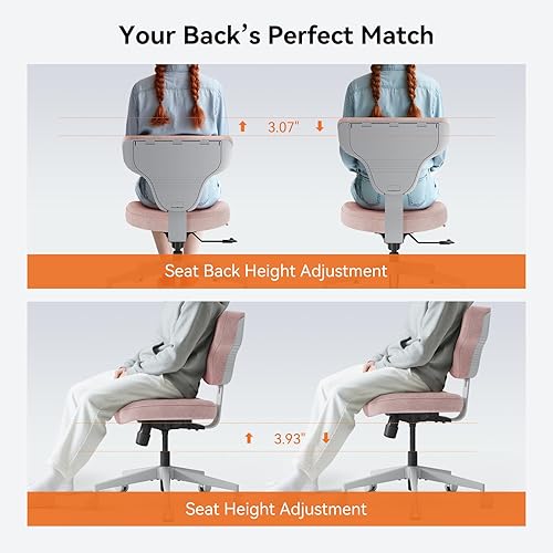 Miniatura 8 de Newtral Freedom-X - Silla cruzada con ruedas, silla de oficina con patas cruzadas multiposición con bandeja para portátil, silla ergonómica