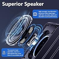 Vista 2 de HWWR Máquina de karaoke con micrófono