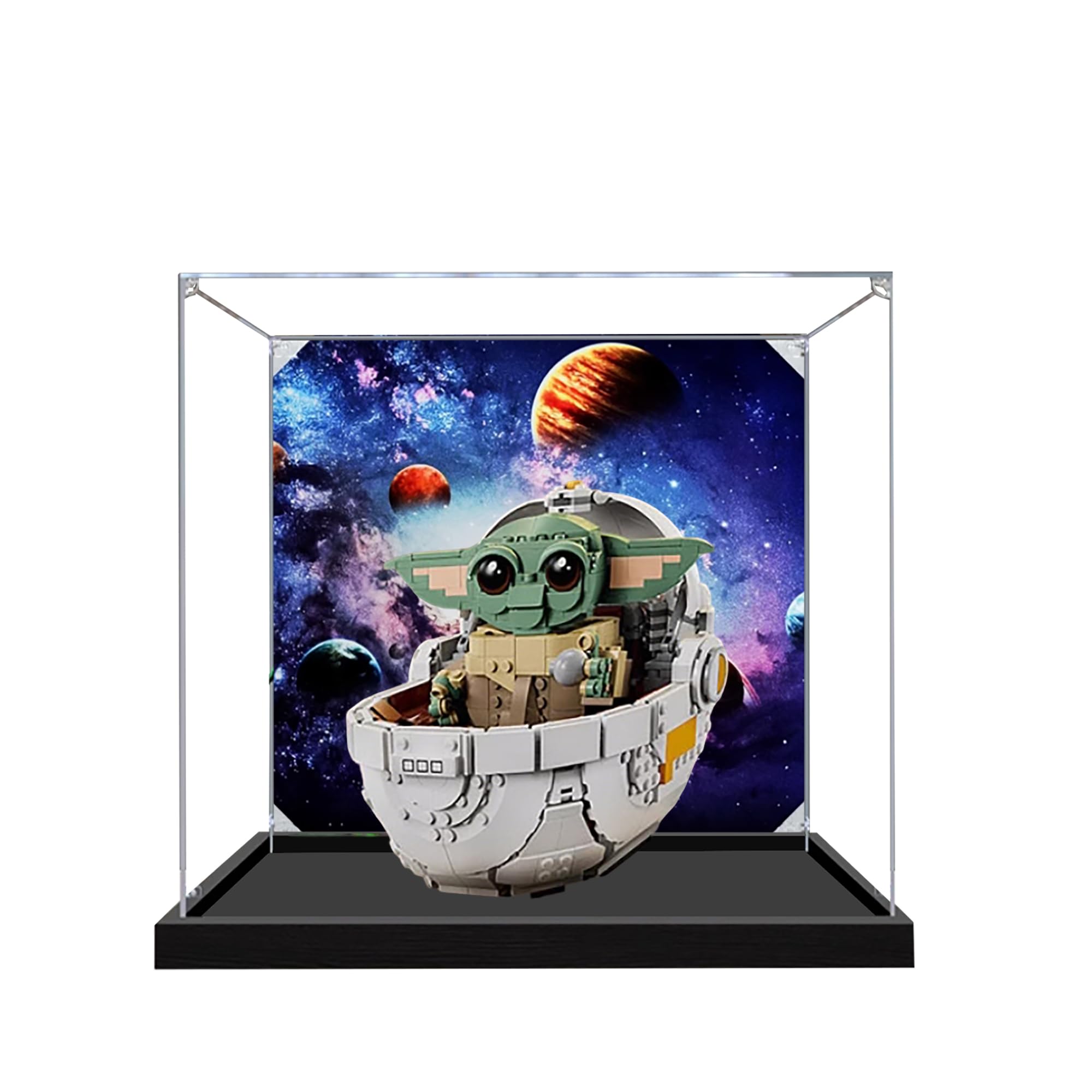 Acryl-Vitrine für Lego 75403 Hängendes Auto-Modell, 3 mm staubdichte Schaukasten, Vitrine kompatibel mit Lego 75403 (Modell nicht im Lieferumfang enthalten)