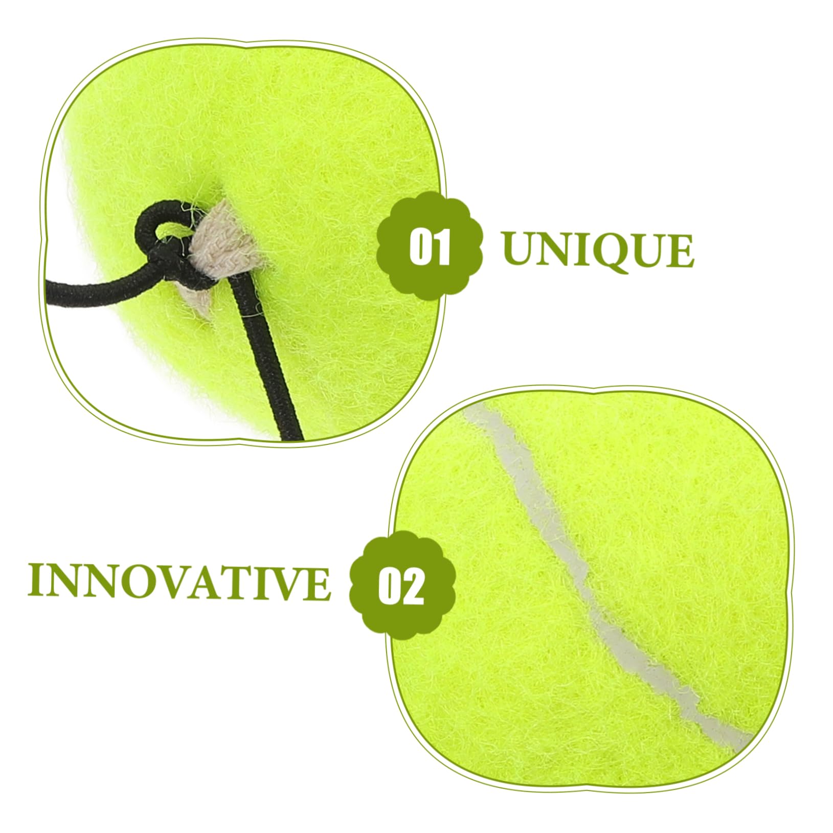 Anneome Single Player Tennis Ball Trainer Garage Tennis Ball Parking Aid for Beginners Intermediate