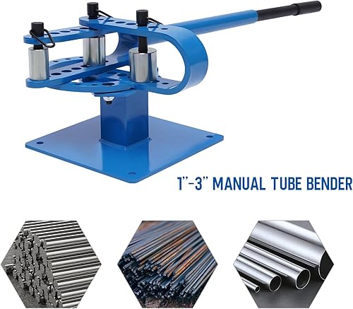 Miniatura 7 de Dobladora de tubos de alta calidad Dobladora de tubos de 1-12 pulgadas Máquina de doblado de sobremesa con 7 troqueles de tubos de metal Bender