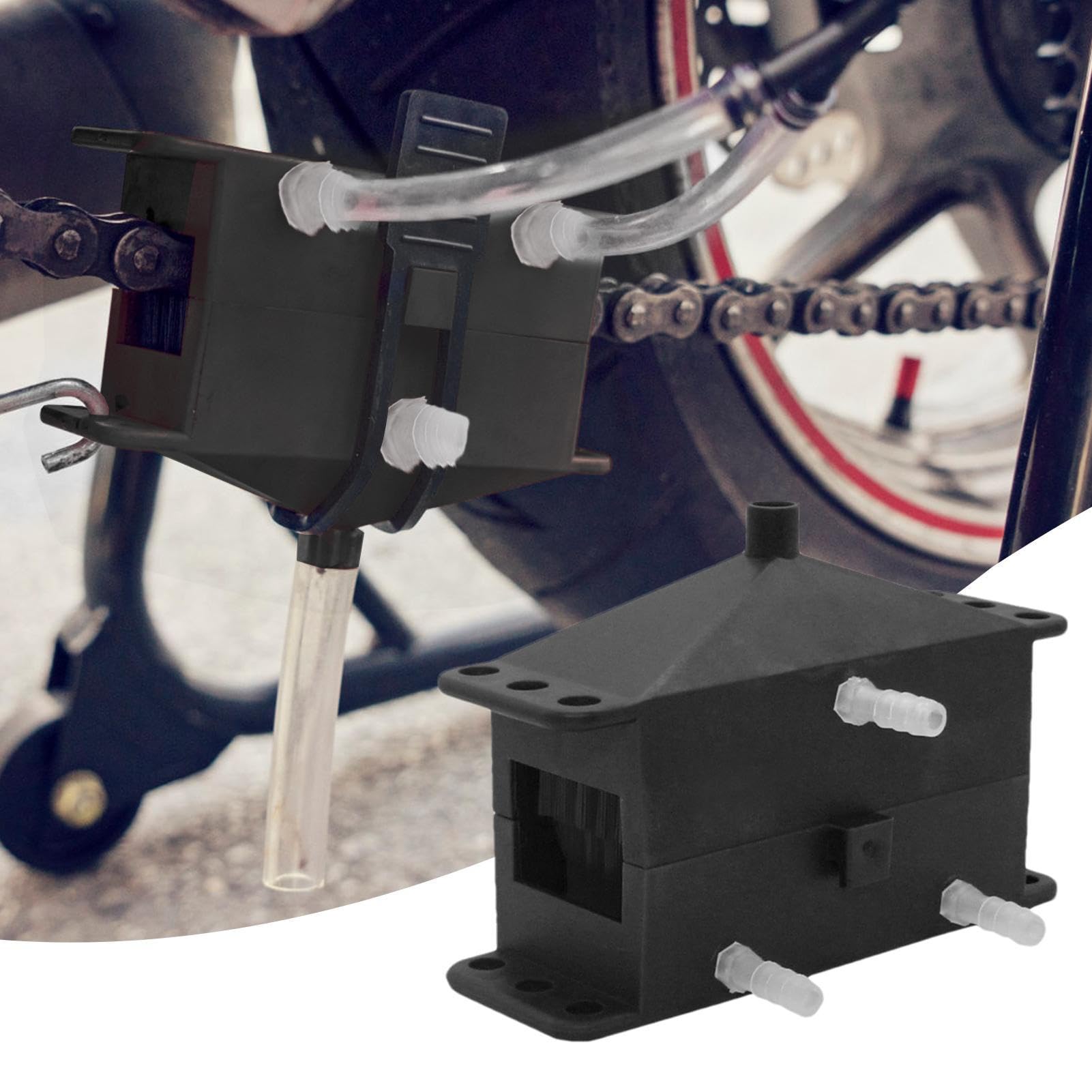 Macchina per la pulizia della catena, strumento di pulizia e lubrificazione per moto, spazzola e dispositivo di lubrificazione, ideale per bicicletta