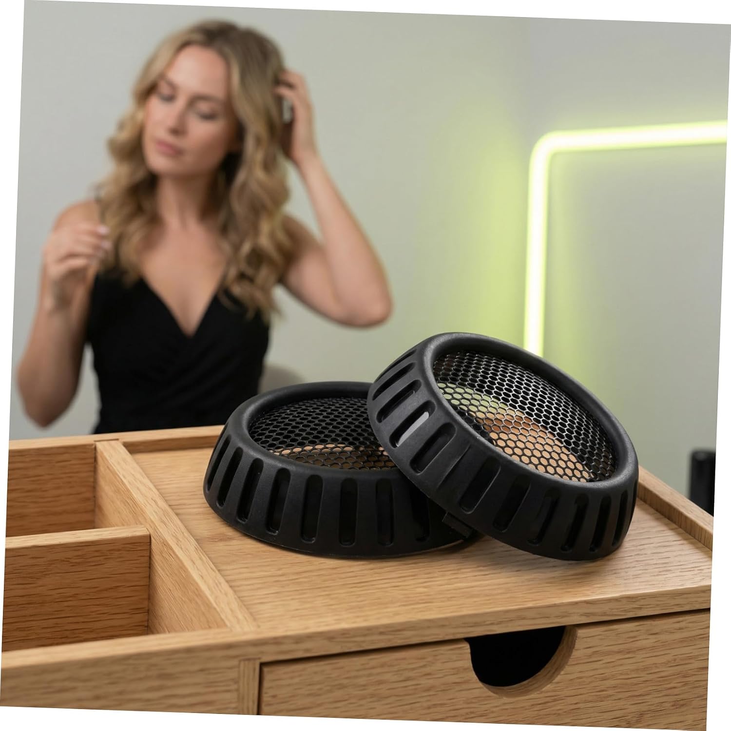 3pcs Hair Dryer Back Cover Mesh Replacement for Hair Blower, Sturdy Nylon Material with Optimal Airflow and Sturdy Design, for Professional Salon Settings and Travel Use