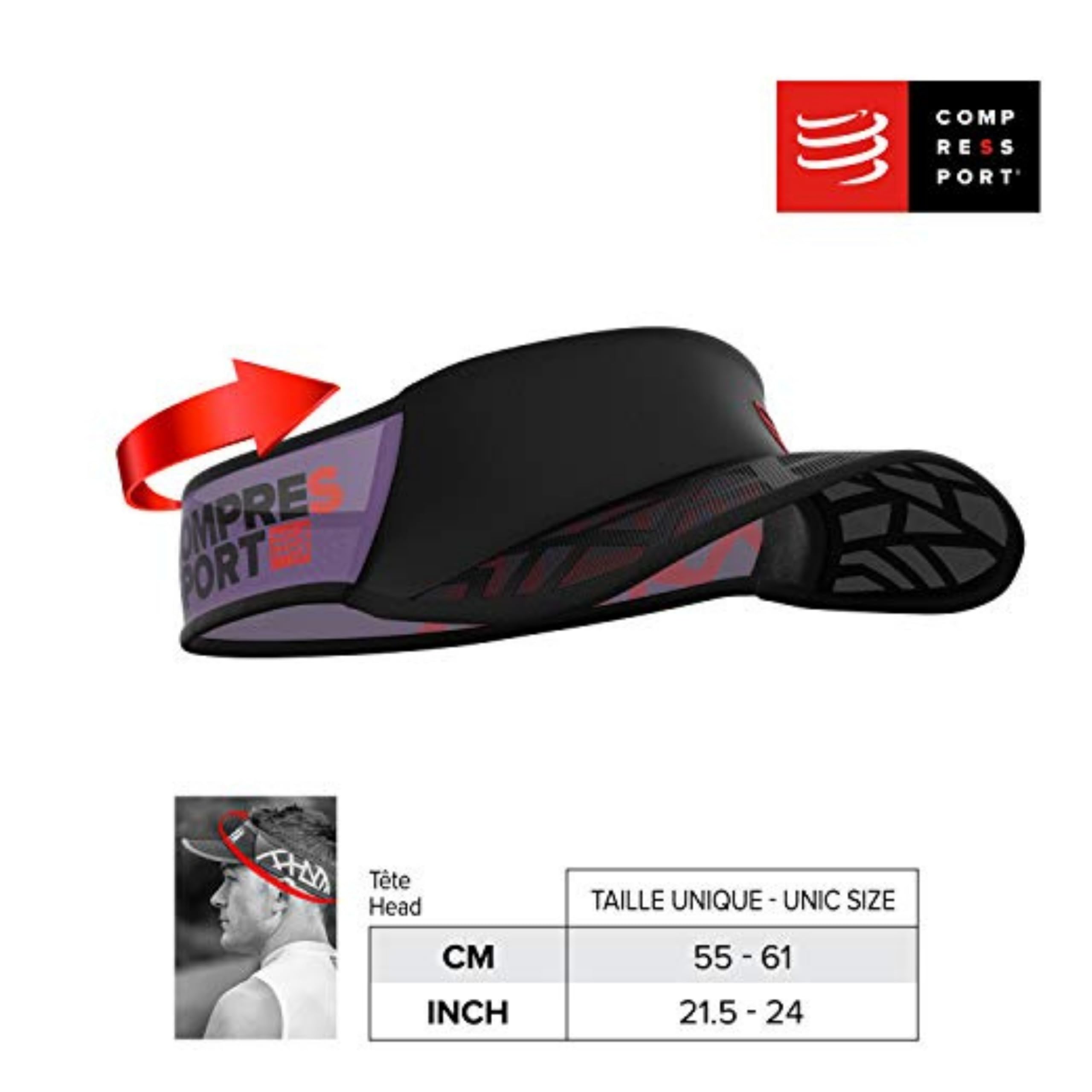 Compressport Visor Ultralight Przyłbica sportowa dla dorosłych Unisex