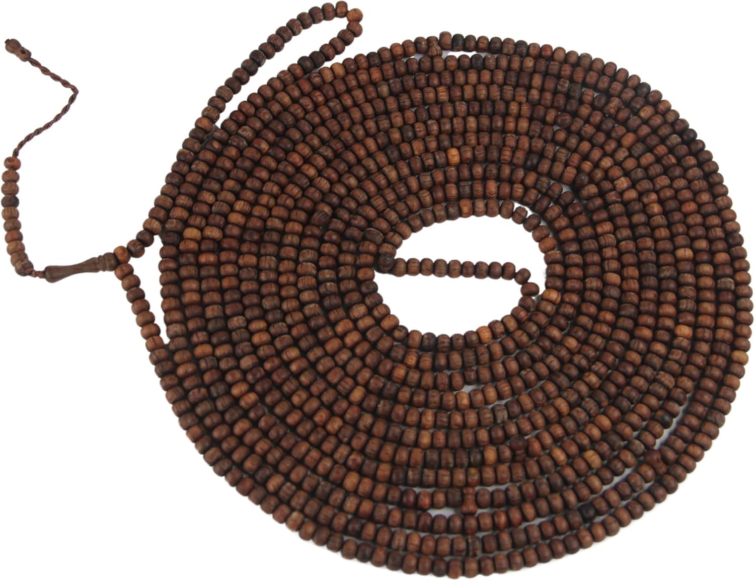 Ręcznie robione drewno jałowca 1000 koralików Tasbeeh Misbaha islamski prezent Tasbih modlitwa koraliki Tesbih 5 x 7 mm mały rozmiar Dhikr różaniec