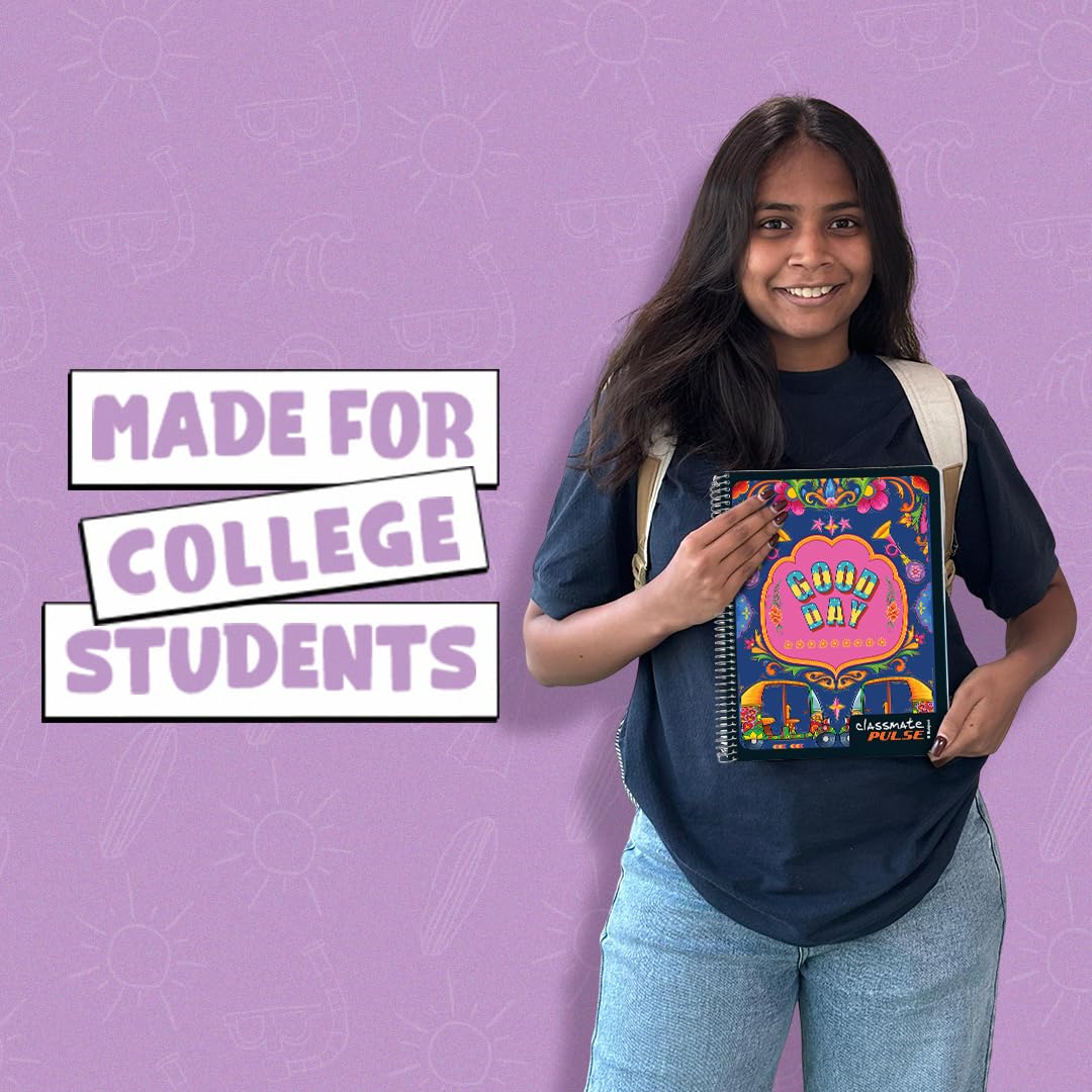 Classmate Pulse Notebook - 240 X 180, 300 Pages, Single Line, Wiro Binding, Pack Of 3      Unknown Binding – July 20, 2021