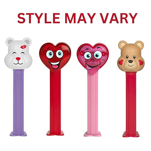 Miniatura 4 de Dispensadores de dulces para el día de San Valentín, juego de 3 regalos con rollos de repuesto surtidos, personajes de edición limitada, bonitos